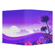 purple skys tropical bliss notebook binders by dooni_notebooks purple skys tropical bliss notebook binders