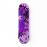 Purple Smiley Skate Decks