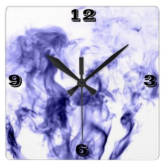 Purple Smoke Clock