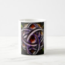 Purple smudge Triquetra Coffee Mug