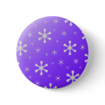 Purple Snowflakes Button