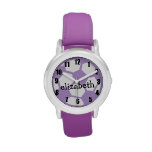 Purple Soccer Ball and Name Watches