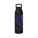 Purple Soft Sand Waves Reusable Water Bottle