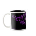 Purple "Sophia" Tattoo Coffee (Tea) Mug by mykajelina Purple "Sophia" Tattoo Coffee (Tea) Mug