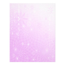 Purple Sparkle Holiday Letterhead