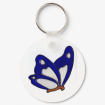 Purple sparkle loof butterfly keychain by pastorjen63 Purple sparkle loof butterfly keychain