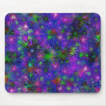 Purple Spatter Dot Mousepad