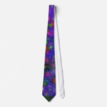 Purple Spatter Dot Tie