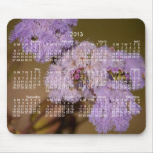 Purple Spiky Flower; 2013 Calendar Mousepad