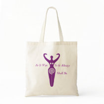 Purple Spiral Goddess bags
