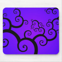 Purple Spiral Mousepad