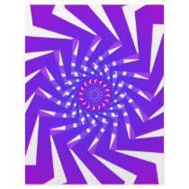 Purple Spiral Pattern: Vector Art: Flyer Design