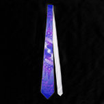 Purple Spiral Pattern: Vector Drawing: Custom Tie