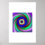Purple Spiral Posters