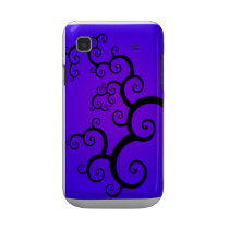 Purple Spiral Samsung Galaxy Case