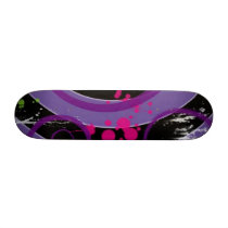 Purple Splatter skateboards