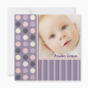 Purple Spots & Dots invitations