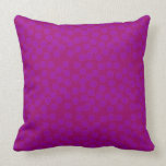 Purple spots  Pillow, cushion