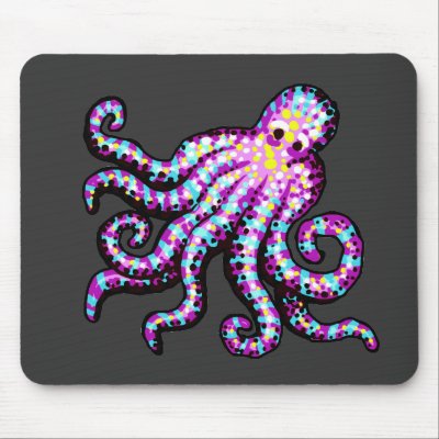 Purple Spotted Octopus Mousepad Zazzle_mousepad Purple Spotted Octopus Mousepad Zazzle_mousepad