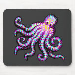Purple Spotted Octopus Mousepad