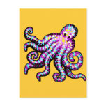 Purple Spotted Octopus Postcards