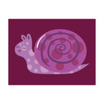 Purple Spotted Snail postcards by toxiferous Purple Spotted Snail postcards
