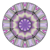 Purple Square Kaleidoscope stickers