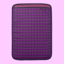 Purple Squares MacBook Air 13" Sleeve ipad sleeves