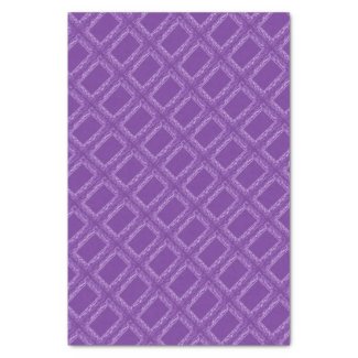 Purple Squares Tissue Paper 10" X 15" Tissue Paper