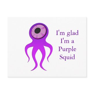 Purple Squid Products postcard