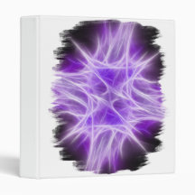 Purple Star 1 Vinyl Binder