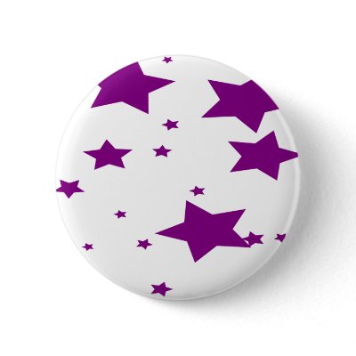 Purple Star Button by SaintsandSailors