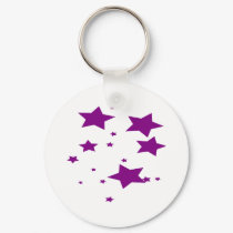 purple star keychains by NixxysPicks purple star keychains