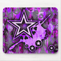 Purple Star mousepads