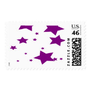 purple star stamp