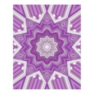 Purple Star print