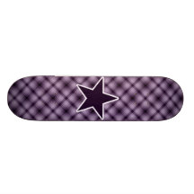 Purple Star Skate Board Deck