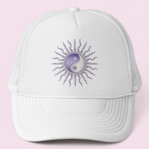 Purple Starburst Yin Yang hats