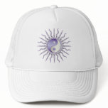 Purple Starburst Yin Yang hats