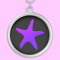 Purple Starfish necklaces