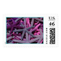 Purple starfish postage