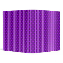 Purple Stars And Stripes 1" Binder