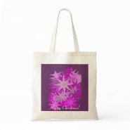 Purple Stars Christmas Bag bag