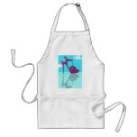 Purple Stilt Stiletto Reflection aprons