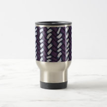 Purple stitch mug
