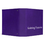Purple Stockinette Binder