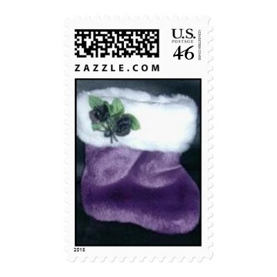 purple stocking postage by darksisters