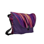 Purple stripes sunset colors courier bags