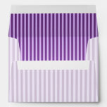 Purple Stripey Striped Pattern Envelope