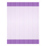 Purple Stripey Striped Pattern Personalized Letterhead